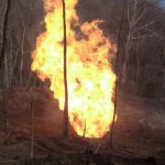 Пожар на газопроводе в Закарпатье